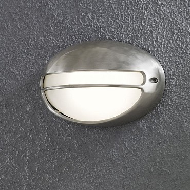 Torino 230V wandarmatuur flush oval 34x21cm, E27 max 60W ~
