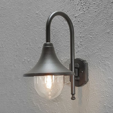 Bari 230V wandarmatuur opwaarts 44cm, E27 max 60W ~