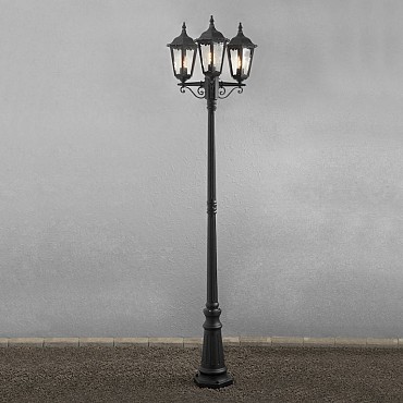 Firenze 230V staand armatuur 3-lichts 220cm, E27 max 3x 100W ~