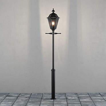 Pallas 230V staand armatuur 1-lichts 260cm, E27 max 100W ~