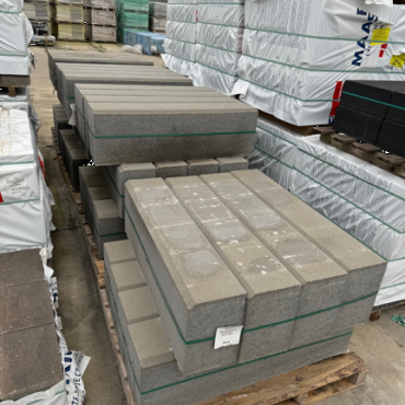 Opsluitband grijs 100x30x20 cm. ~