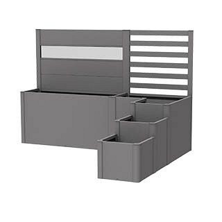 Alu-T-Profiel MAXI DaVinci kwartsgrijs metallic ~