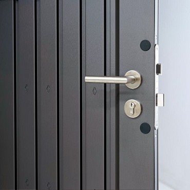 Extra dubbele deur berging HighLine, AvantGarde, Panorama, donkergrijs metallic ~