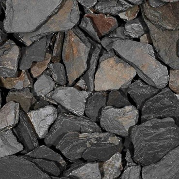 Black slate premium 30-90 mm (20 kg zak) ~