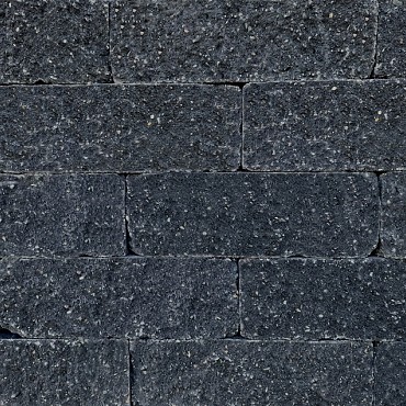 Rockwall 11x13x32 cm Antraciet - getrommeld ~