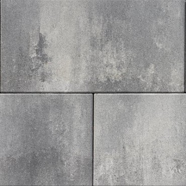 Betontegel donkergrijs gemeleerd 60x30x6 cm. ~