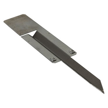 CorTen koppelspies 27,7 cm. incl. 2 zelftappers ~