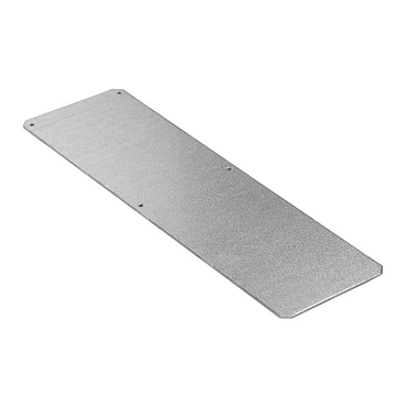 Verzinkte koppelplaat 27,7 cm. incl. 2 zelftappers ~