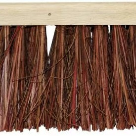 Stadsbezem natuurvezel haren 37 cm ~
