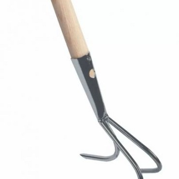 Tuinkrabber verzinkt compleet 3 tands ~