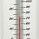 Thermometer metaal wit 30 cm ~