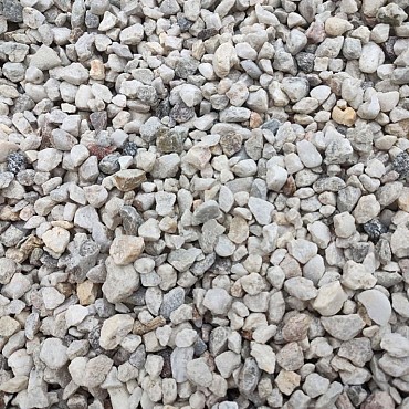 Witte kwarts split 8-16 mm. - 1 m³ BigBag á 1600 kg. ~