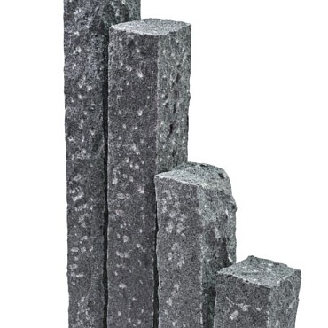 Donker grijs graniet G654 palissade bekapt 50x12x12 cm. ~