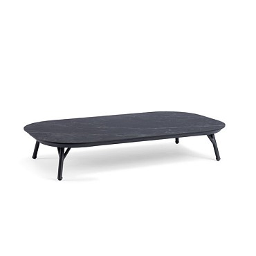 Nora Coffee Table Trespa Marble 120x70x24 cm. ~