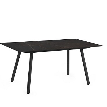 Natal Lounge Dining Table Dekton Kelya Charcoal 150x80x66 cm. ~