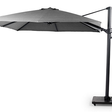 Duraflex Parasol 300x400 cm Light Grey ~