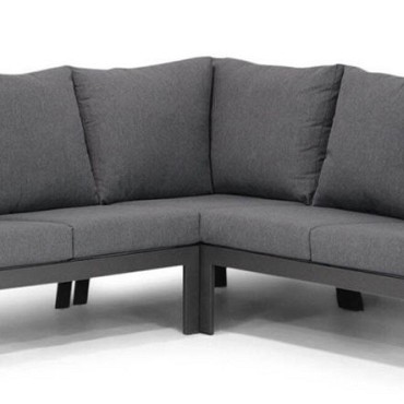 Amigo Lounge Corner Set Charcoal ~