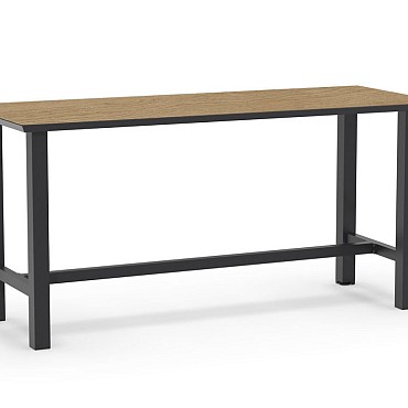 Bar Table Trespa Bergamo 210x80x105 cm Charcoal ~
