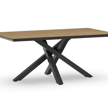 Orion Dining Table Trespa Bergamo 180x100x75 cm Charcoal ~