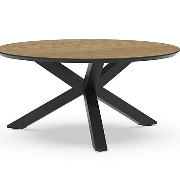 Omnigo Dining Table Trespa Bergamo 150 cm  Charcoal ~