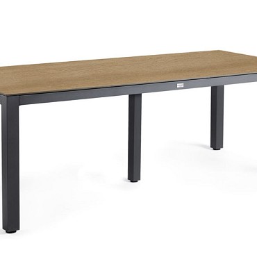 Briga Dining Table Trespa Bergamo 280x100 cm Charcoal ~