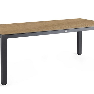 Briga Dining Table Trespa Bergamo 240 x 100 cm Charcoal ~