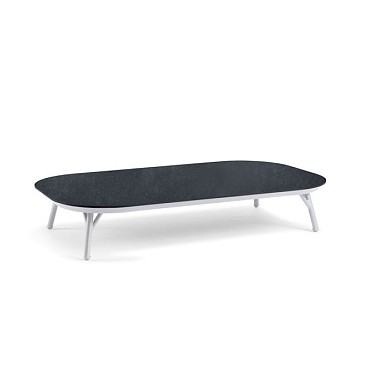 Nora Coffee Table Small Trespa Graphite Creme White ~