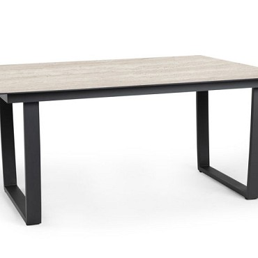 Liv Lounge Dining Table Trespa Travertin ~