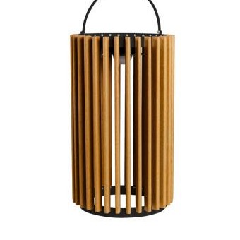 Glow Solar Lamp Tubes Large Charcoal ~