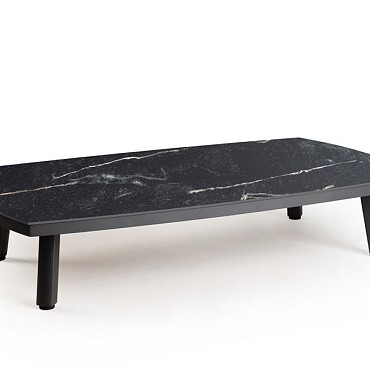 Samba Coffee Table Trespa Marble Charcoal ~
