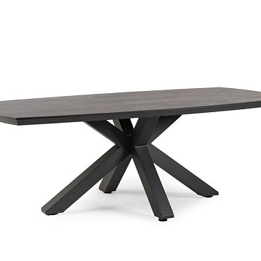 Clover Organic Dining Table Trespa Forest Grey Charcoal ~