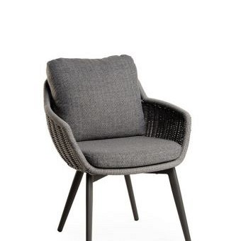 Hugo Dining Chair Charcoal ~