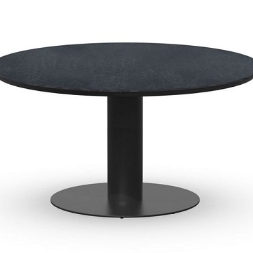 Morena Dining Table Trespa Graphite 120 cm  Charcoal ~