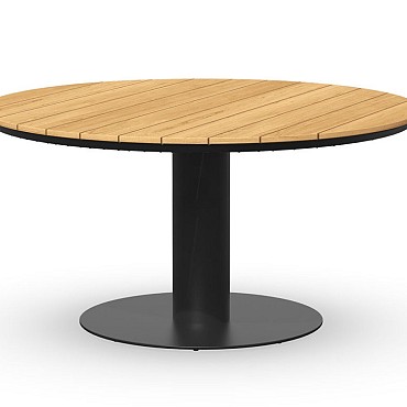 Moreno Dining Table Teak 150 cm  Charcoal ~