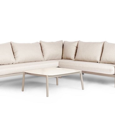 Monti Lounge Corner Set Champagne  ~