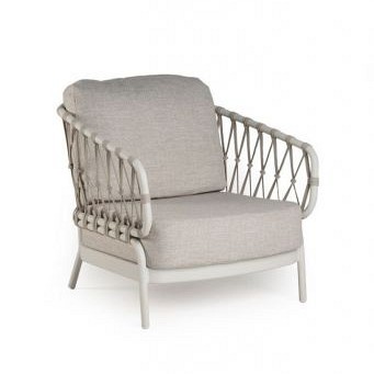 Natal Lounge Chair Creme White ~