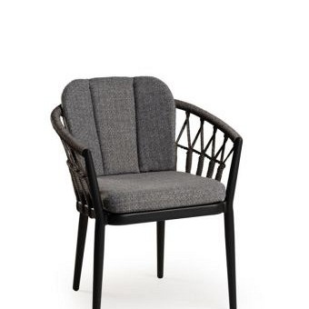 SantaFe Dining Chair Charcoal ~