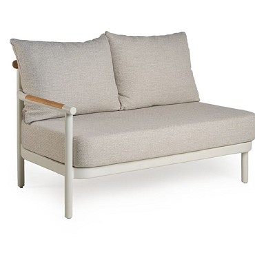 Hiuri Lounge 2-Seater Right Creme White ~