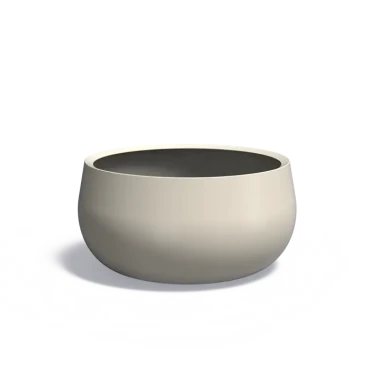 Komvormige bolle polyester bloembak