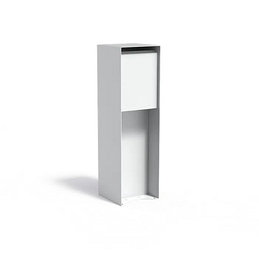 Staande brievenbus Flyn aluminium 115x35x35 cm. ~
