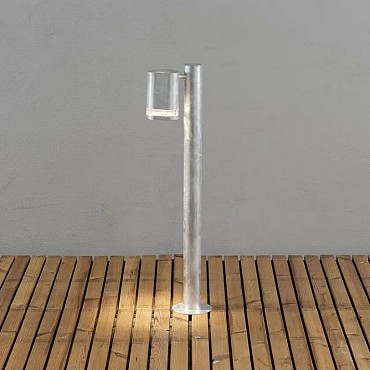 Modena 230V staand armatuur triade 1-lichts single strip 70cm, GU10, max 35W ~