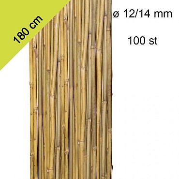 Tonkinstokken ø 12/14 mm x 180 cm 100 stuks ~