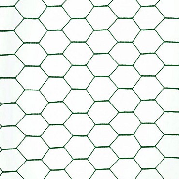 TTX Zeskant geplast. Groen 500x25x1,0mm 10 mtr ~