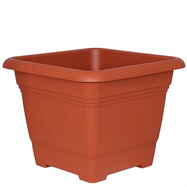 Bloempot Nora 58x58cm terracotta ~