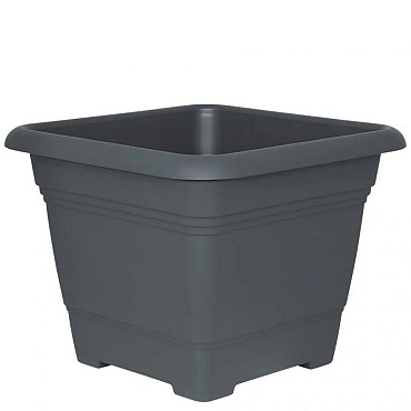 Bloempot Nora 33x33cm antraciet ~