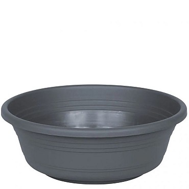 Plantschaal Jessica d25cm antraciet ~