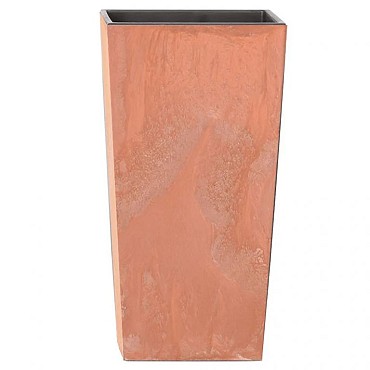 Urbi square 20 x 20 h.37,5 terracotta * ~