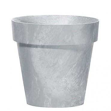 Cube pot ø 20 H.17,7 concrete ~