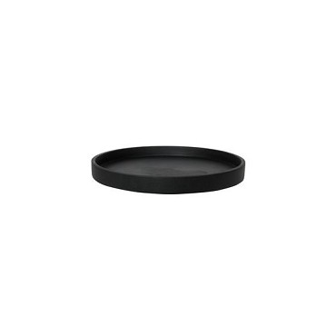 Saucer Round Black