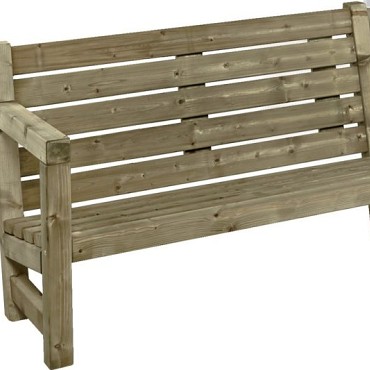 Loungebank tweezits, 135  cm, bestemd voor hoekelement ~